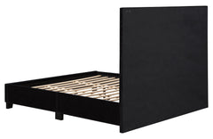 Hailey Upholstered Tufted Platform California King Bed Black