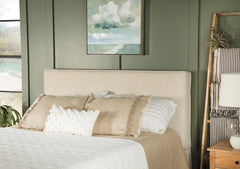 Izzy Rectangular Upholstered Headboard Sand