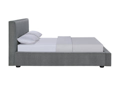 Gregory Upholstered Platform Bed Graphite