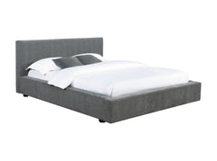 Gregory Upholstered Platform Bed Graphite