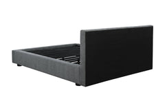 Gregory Upholstered Platform Bed Graphite