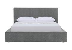 Gregory Upholstered Platform Bed Graphite