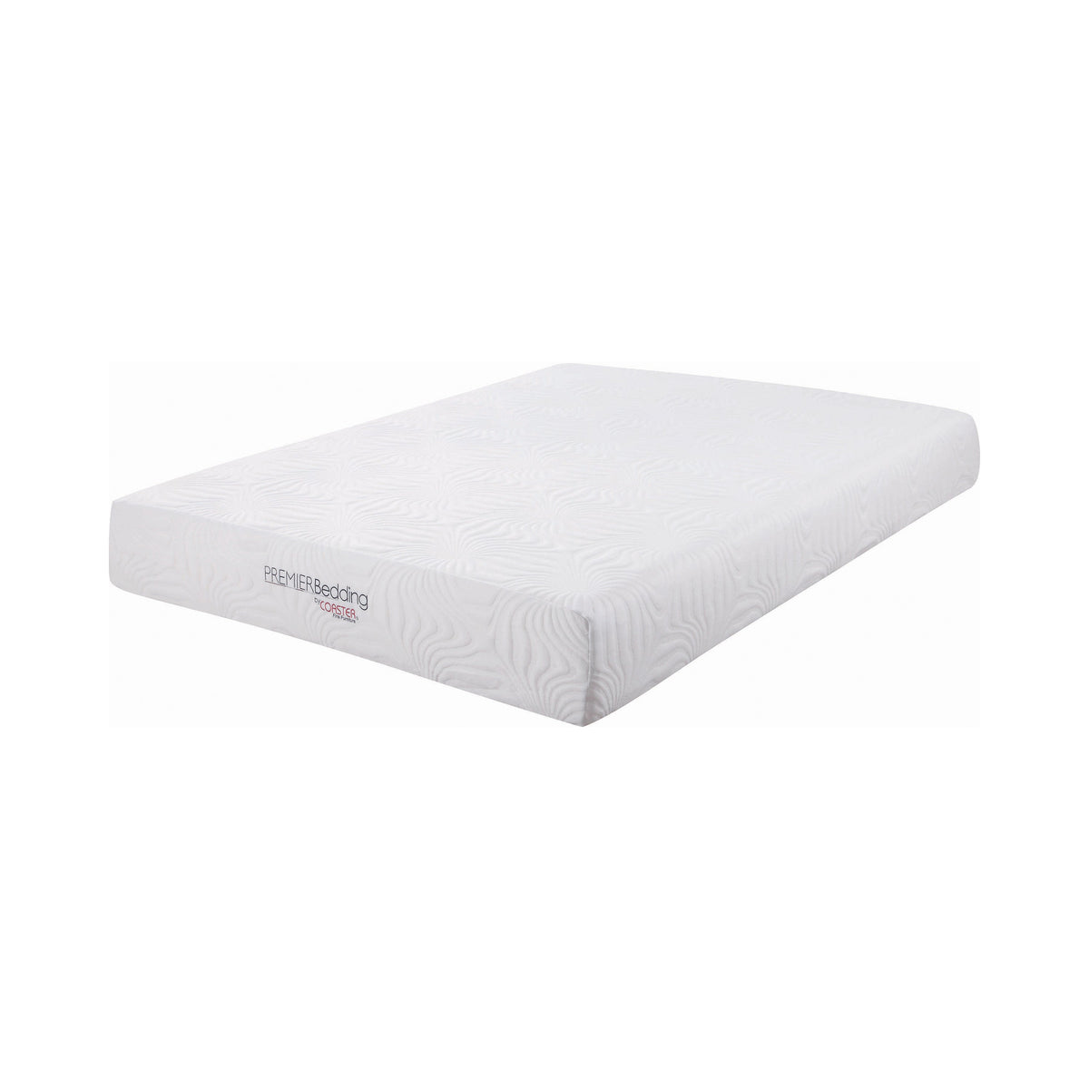 Key Twin Long Memory Foam Mattress White