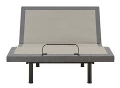 Negan Full Adjustable Bed Base Grey and Black