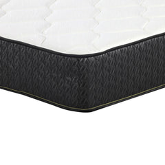 Santa Barbara  Full Mattress White and Charcoal