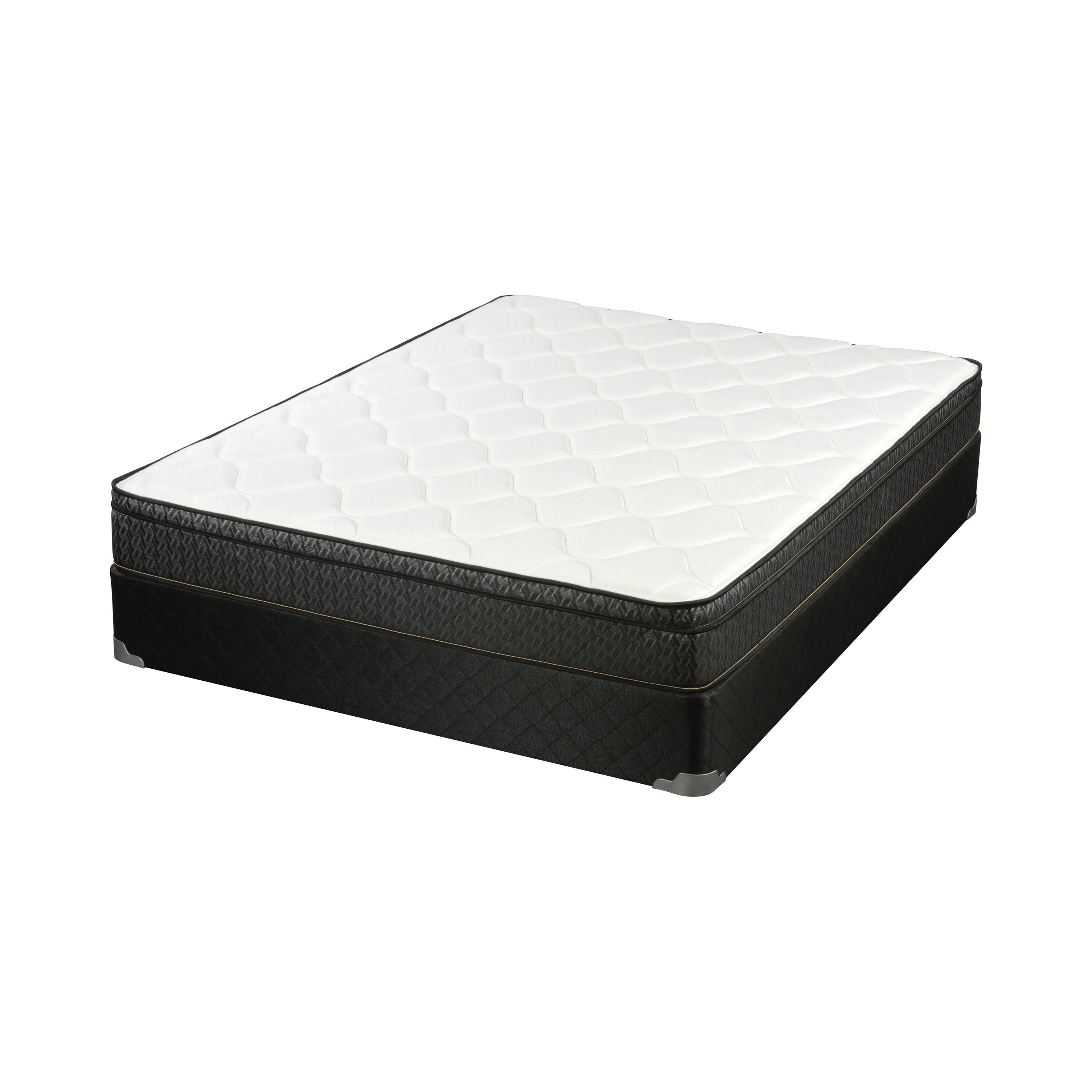 Evie 9.25? Full Mattress White and Black