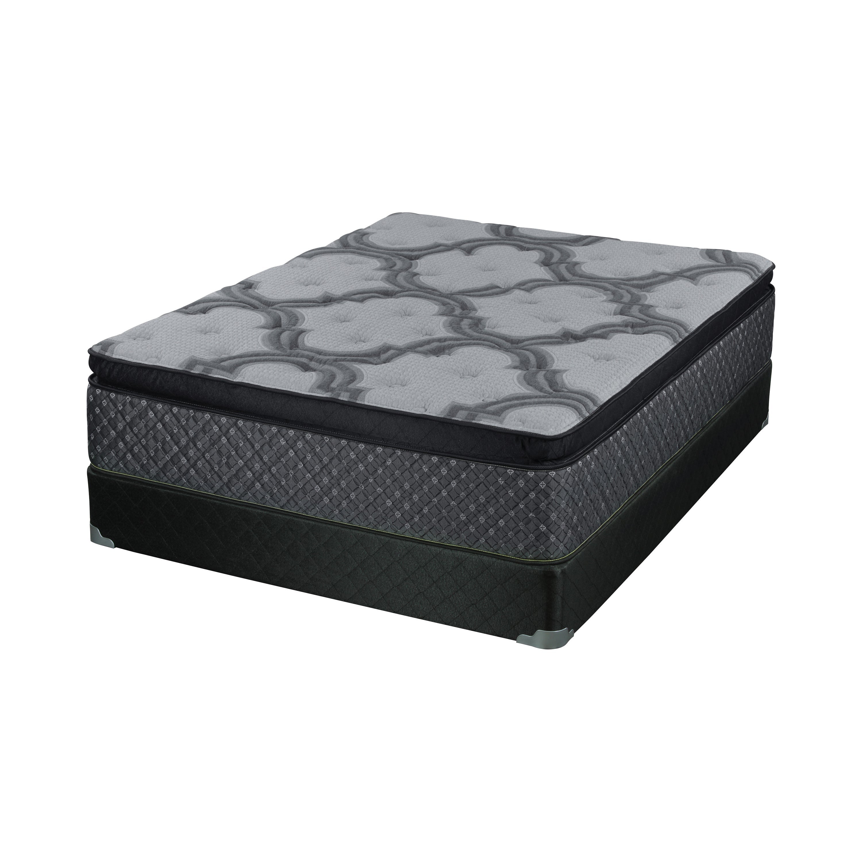 Jayden 15.5? Eastern King Mattress Grey and Black