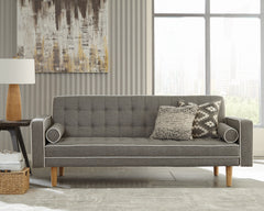 Lassen Tufted Upholstered Sofa Bed Grey