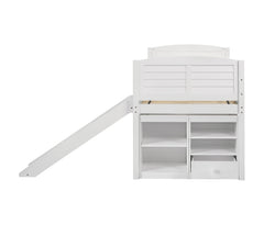 Millie Twin Workstation Loft Bed White