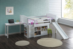 Millie Twin Workstation Loft Bed White