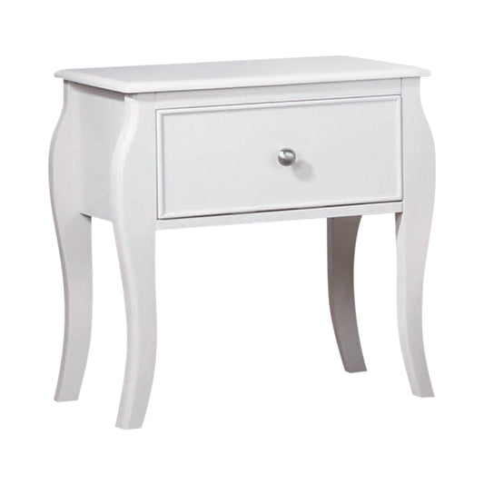 Dominique 1-drawer Nightstand White