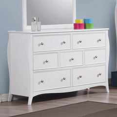 Dominique 7-drawer Dresser White