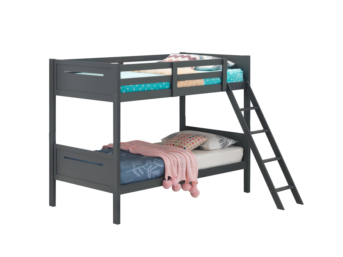 Littleton Twin/Twin Bunk Bed Grey