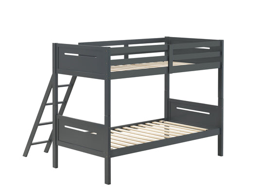 Littleton Twin/Twin Bunk Bed Grey