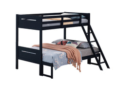 Littleton Twin/Full Bunk Bed Blue