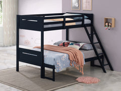 Littleton Twin/Full Bunk Bed Blue