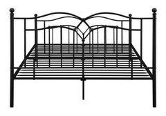 Klossen Metal Queen Bed Black