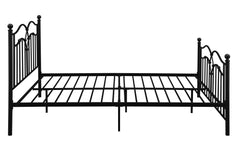 Klossen Metal Queen Bed Black