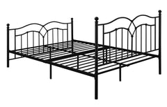 Klossen Metal Queen Bed Black