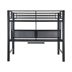 Avalon Full Workstation Loft Bed Black