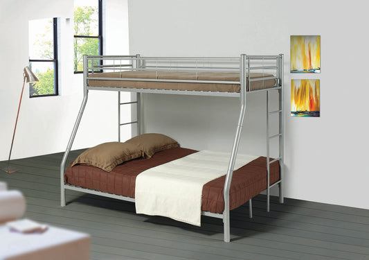 Hayward Twin over Full Bunk Bed Silver