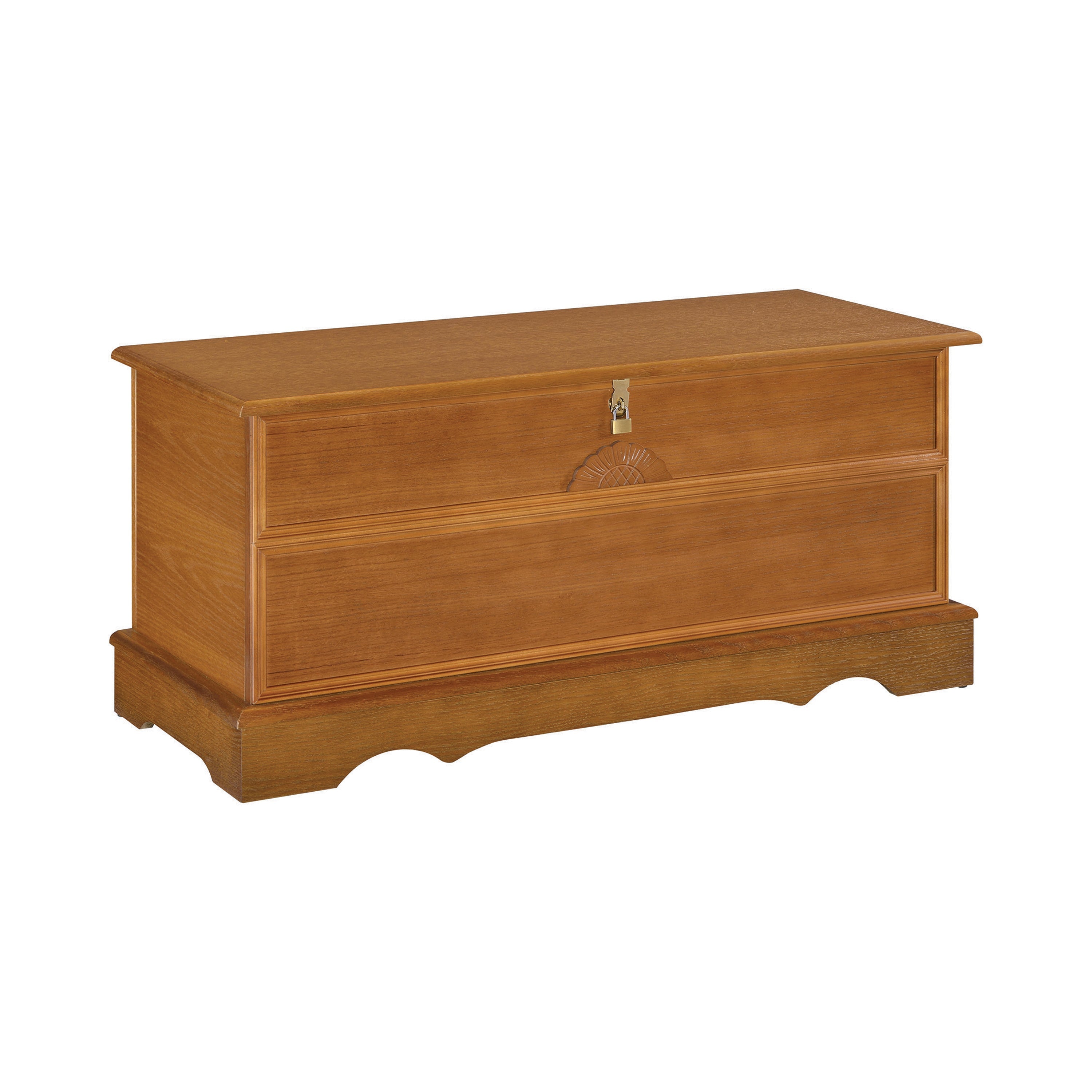 Paula Rectangular Cedar Chest Honey