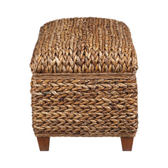 Laughton Hand-Woven Storage Trunk Amber