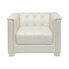 Chaviano Tufted Upholstered Chair Pearl White