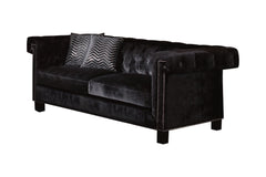 Reventlow Tufted Sofa Black