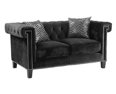 Reventlow Tufted Sofa Black