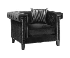 Reventlow Tufted Sofa Black