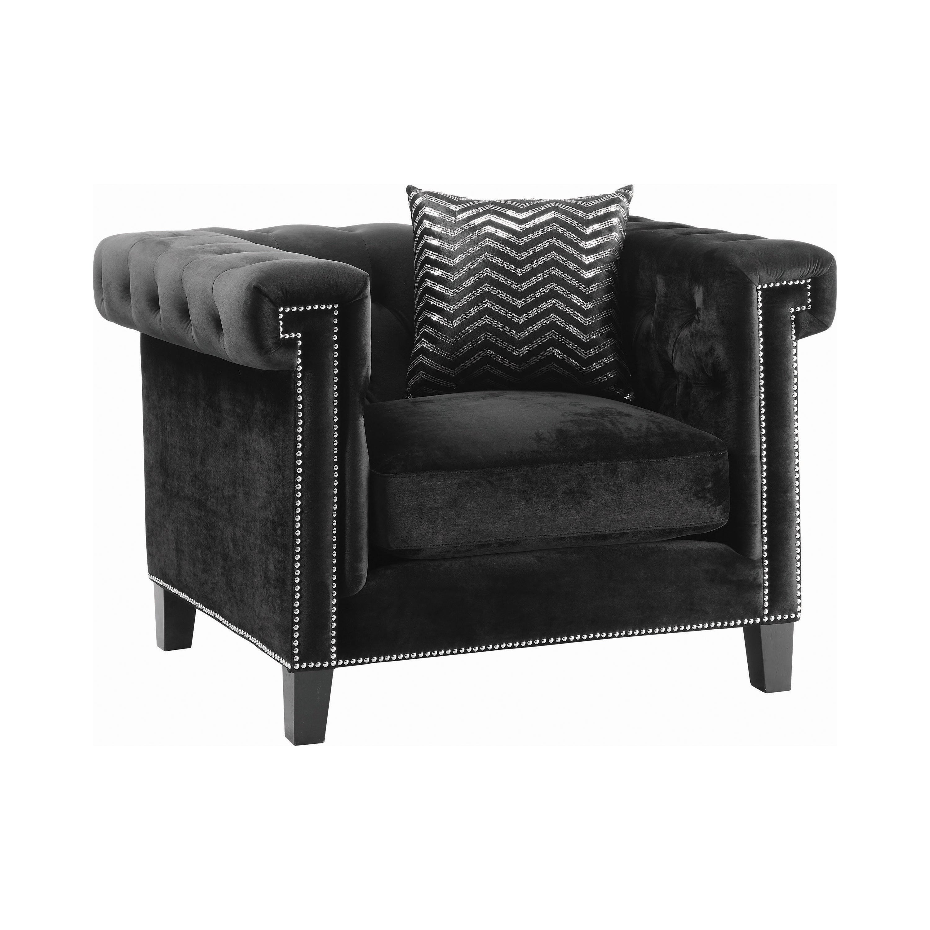 Reventlow Tufted Chair Black