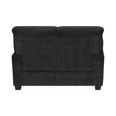 Clemintine Upholstered Loveseat with Nailhead Trim Graphite