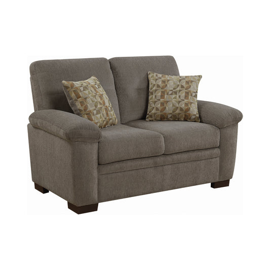 Fairbairn Upholstered Loveseat Oatmeal