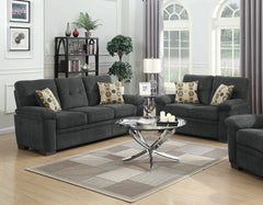 Fairbairn Upholstered Sofa Charcoal