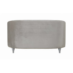 Avonlea Sloped Arm Tufted Loveseat Grey