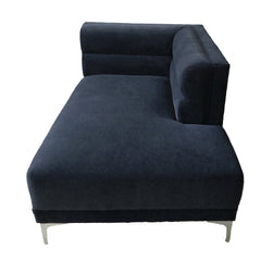 Hetfield Upholstered Channeled Tufted Sectional Indigo