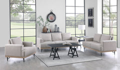 Kester Recessed Track Arm Sofa Beige