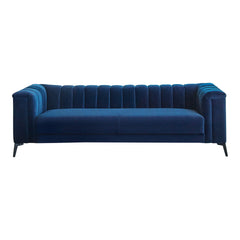 Chalet Tuxedo Arm Sofa Blue