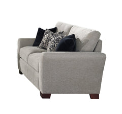 Drayton Flared Arm Upholstered Loveseat Warm Grey