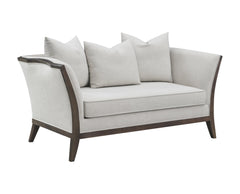 Lorraine Upholstered Sofa with Flared Arms Beige