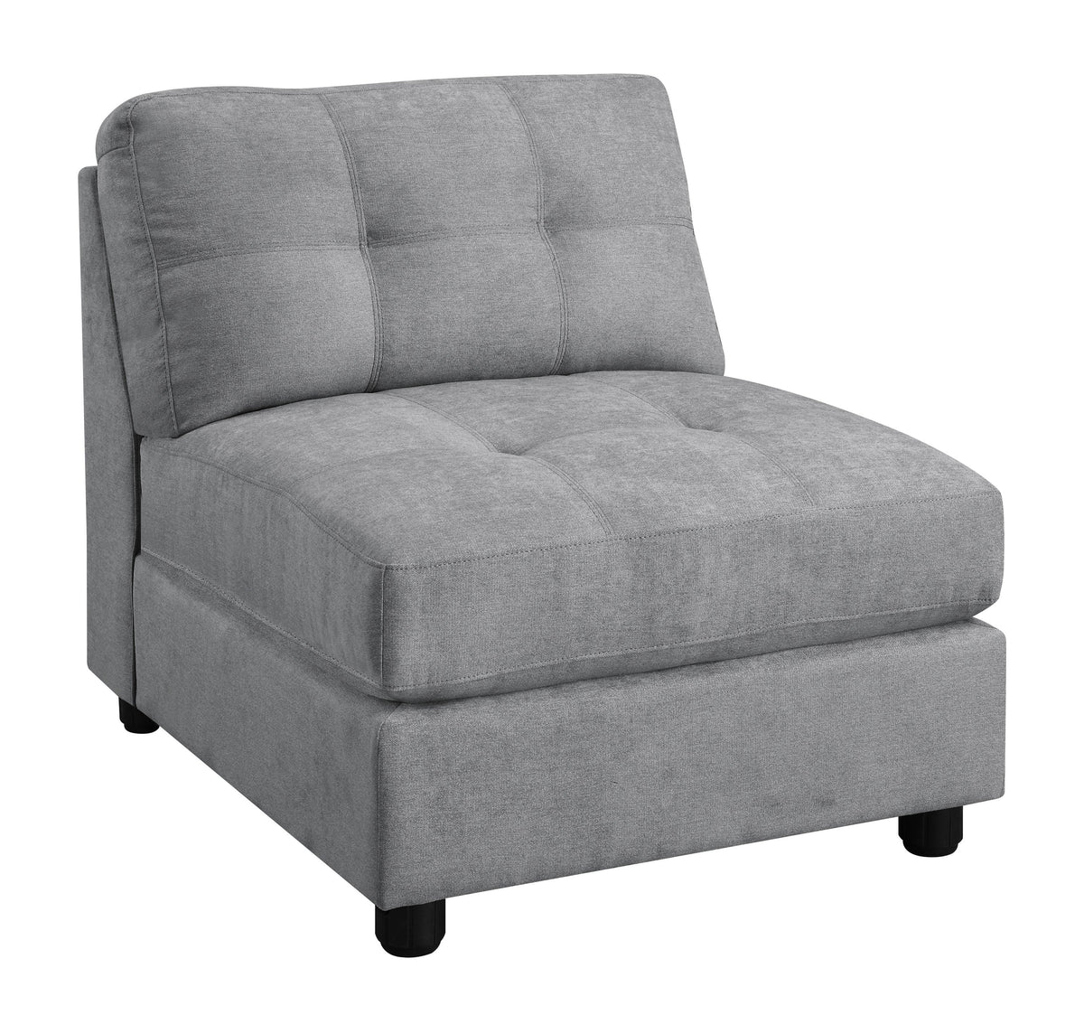 Claude 7-piece Upholstered Modular Tufted Sectional Dove