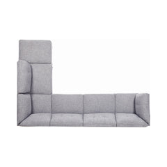 Churchill Button Tufted Armless Chair Grey