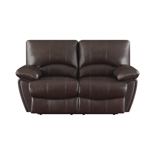 Clifford Pillow Top Arm Motion Loveseat Chocolate