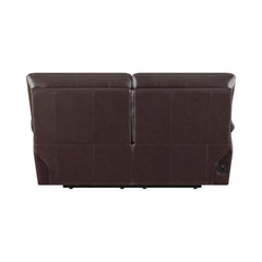 Clifford Pillow Top Arm Motion Loveseat Chocolate