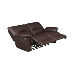 Clifford Pillow Top Arm Motion Loveseat Chocolate