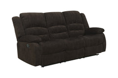 Gordon Pillow Top Arm Motion Sofa Chocolate