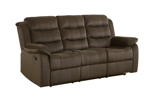 Rodman Pillow Top Arm Motion Sofa Olive Brown