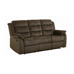 Rodman Pillow Top Arm Motion Sofa Olive Brown