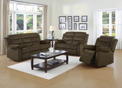 Rodman Pillow Top Arm Motion Sofa Olive Brown